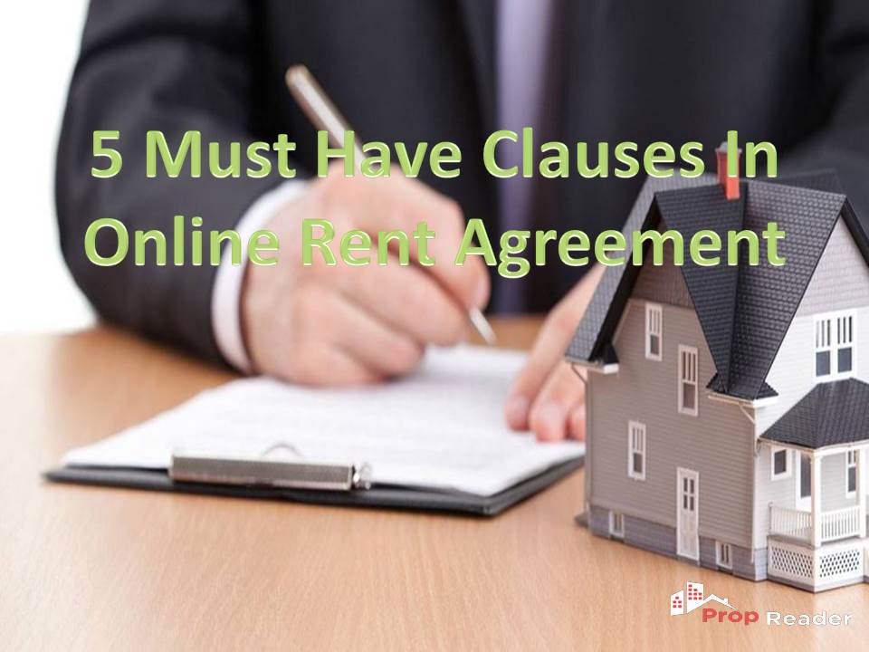 5 must have clauses in online Rent Agreement